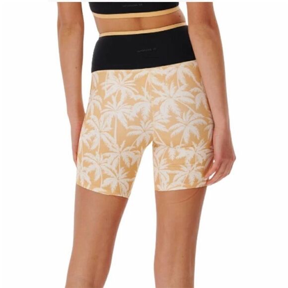 Rip Curl Tan and‎ Black Mirage Surf Palms Shorts - Picture 4 of 9